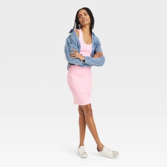 Universal Thread Pink Sleeveless Knee-Length Sheath Dress - Picture 2 of 8